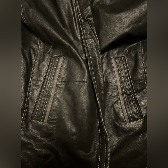 Men’s Sly & Co 100% Genuine Leather Jacket - Picture 3 of 6
